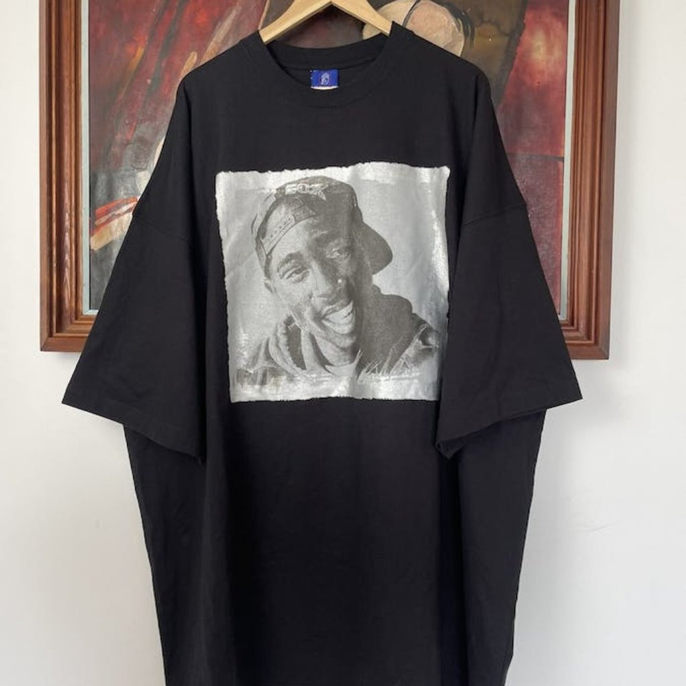 Vintage Rap Tee 2pac Oversize Baggy Fit 90s Y2k Streetwear